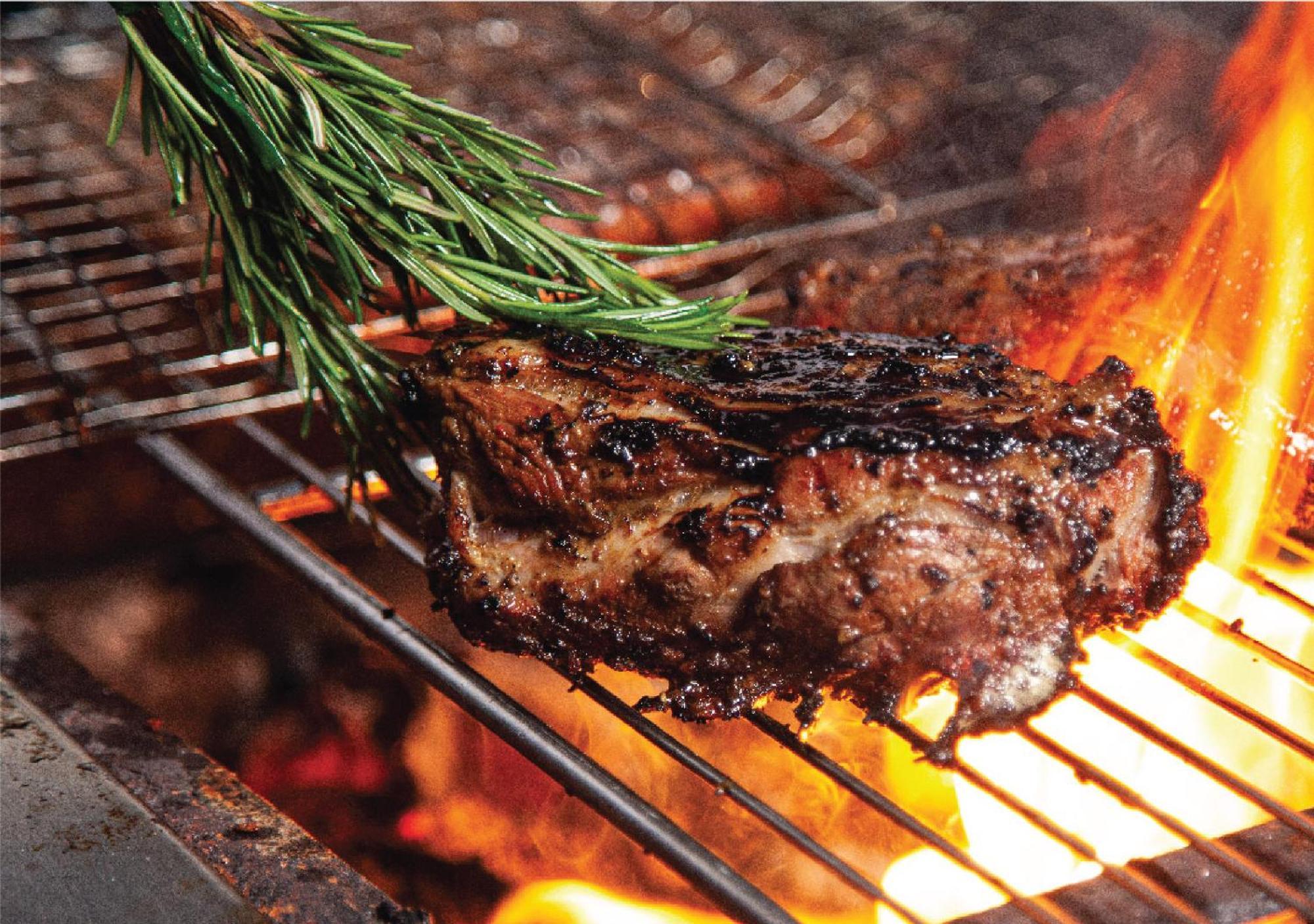 Jumeirah Messilah Beach Kuwait Кувейт Екстериор снимка A steak being grilled